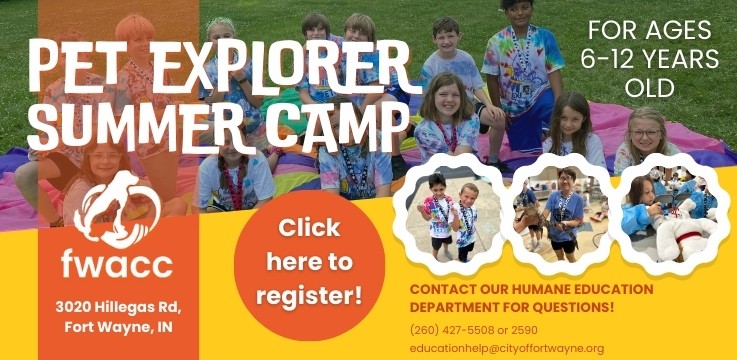 Register for Pet Explorer Summer Camp